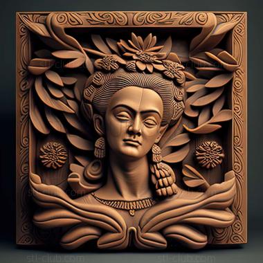 3D model Frida Kahlo (STL)